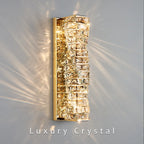 Dimmable Modern Luxury Crystal Design LED Wall Light Bedroom Living Room