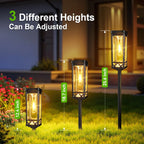 Solar Waterproof IP65 LED Pathway Lights Outdoor Driveway Lawn Patio Sidewalk Yard – photo 6