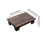 Wood Low Tatami Coffee Tea Table Compact Balcony Living Room Window Sill