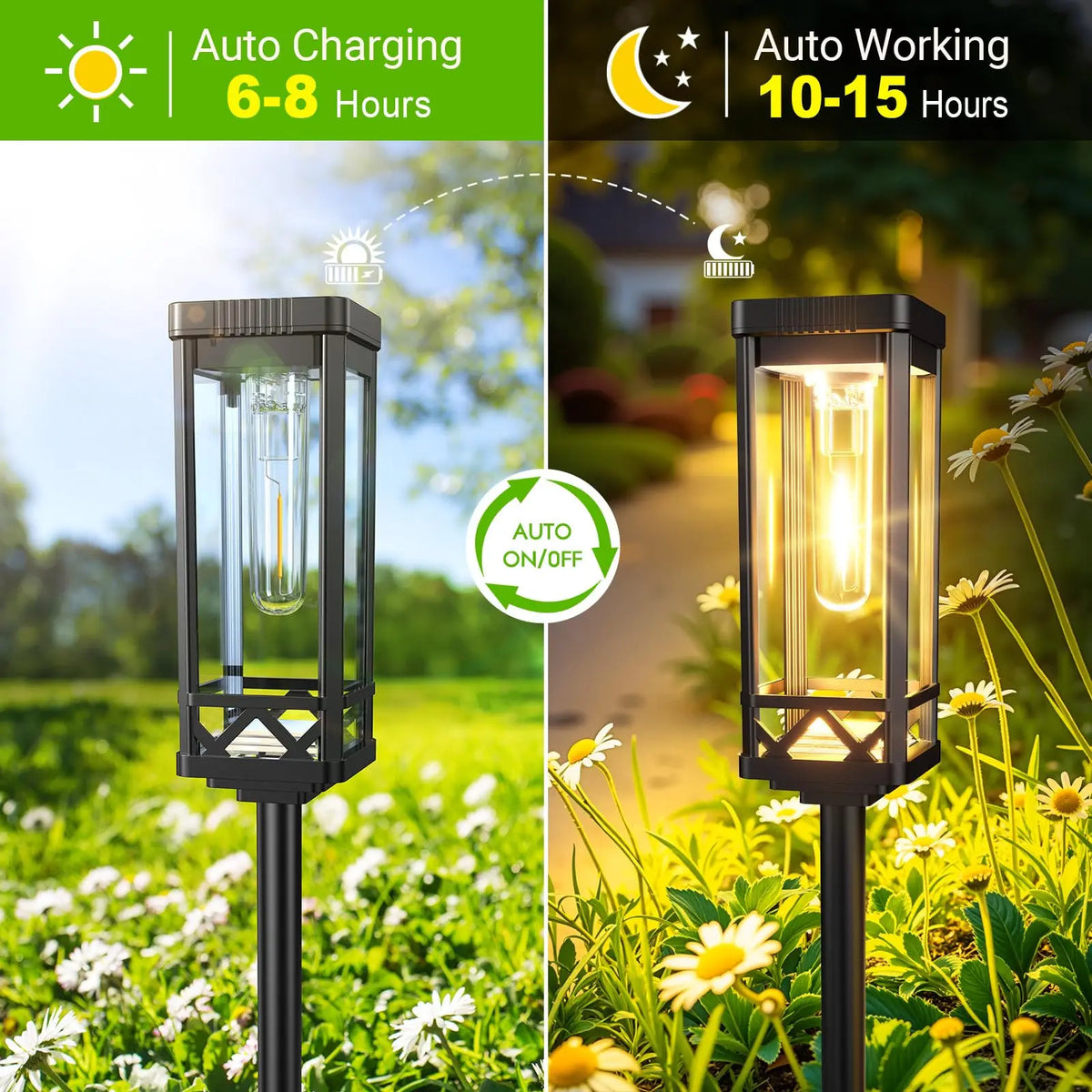 Solar Waterproof IP65 LED Pathway Lights Outdoor Driveway Lawn Patio Sidewalk Yard – photo 3