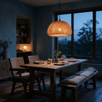 A Warm Glow That Filters Through Real Bamboo