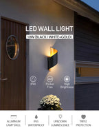 Waterproof Spiral Design Modern Nordic 10W LED Outdoor Wall Light – photo 8