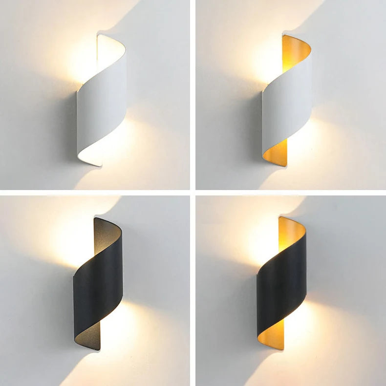 Waterproof Spiral Design Modern Nordic 10W LED Outdoor Wall Light – photo 11