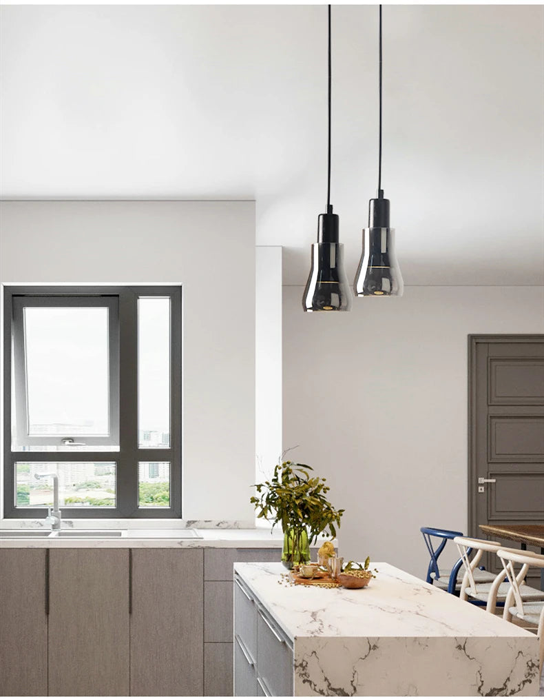Nordic Modern Glass LED Pendant Light