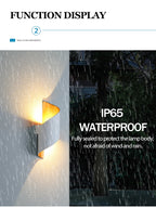 Waterproof Spiral Design Modern Nordic 10W LED Outdoor Wall Light – photo 12