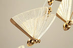 Nordic Butterfly LED Pendant Light Tricolor Golden Silver Hanging Lamp – photo 9