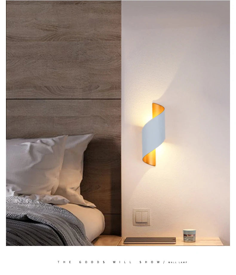 Waterproof Spiral Design Modern Nordic 10W LED Outdoor Wall Light – photo 22