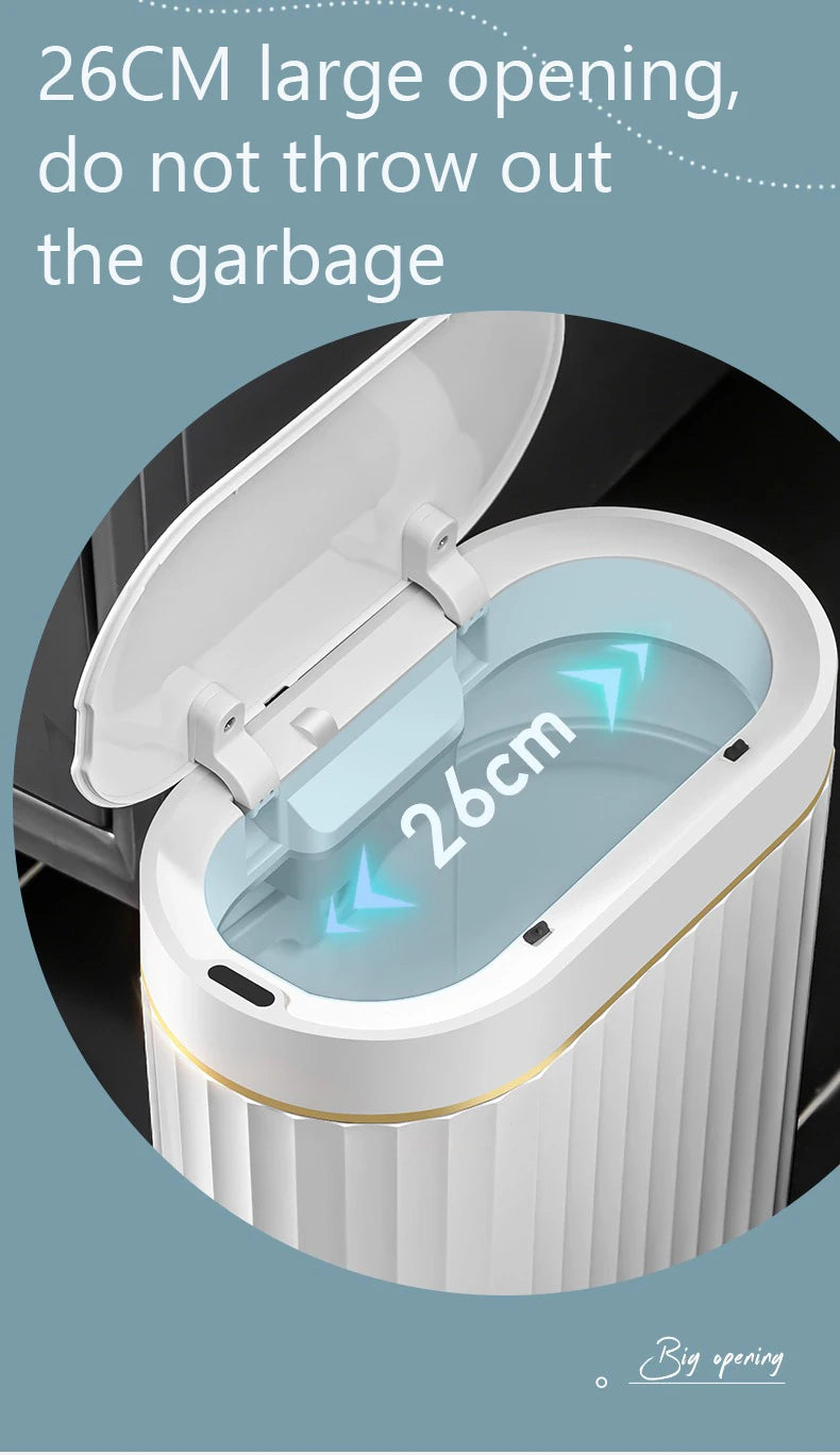 7L Automatic Sensor Slim Touchless Trash Can