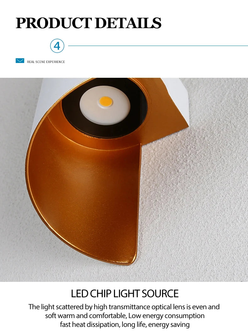 Waterproof Spiral Design Modern Nordic 10W LED Outdoor Wall Light – photo 18