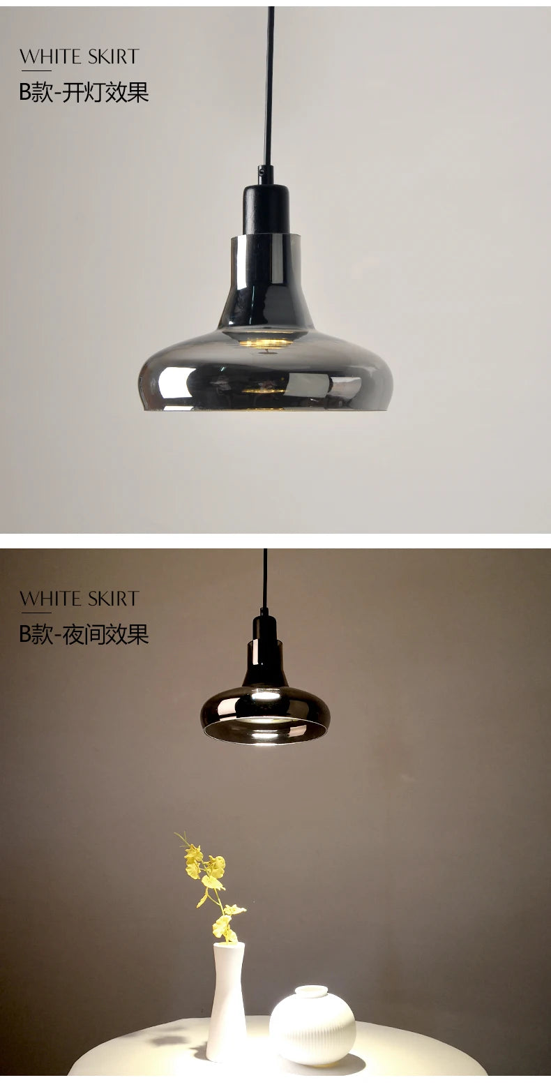 Nordic Modern Glass LED Pendant Light