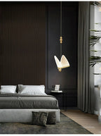 Nordic Butterfly LED Pendant Light Tricolor Golden Silver Hanging Lamp – photo 23
