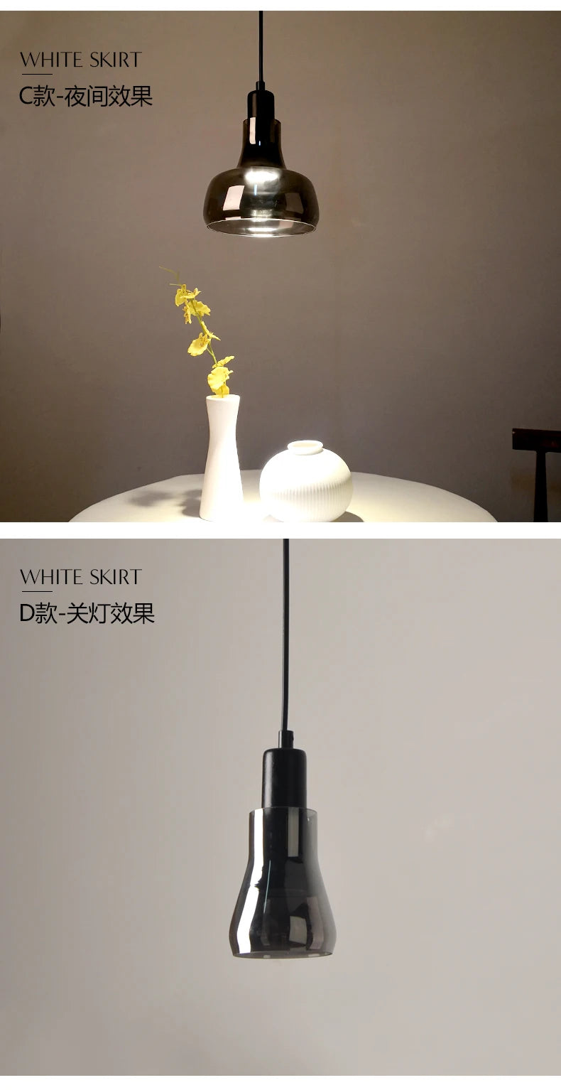 Nordic Modern Glass LED Pendant Light