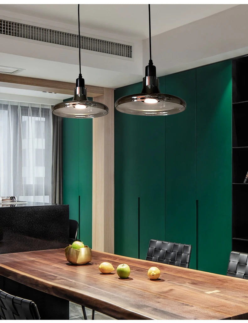 Nordic Modern Glass LED Pendant Light