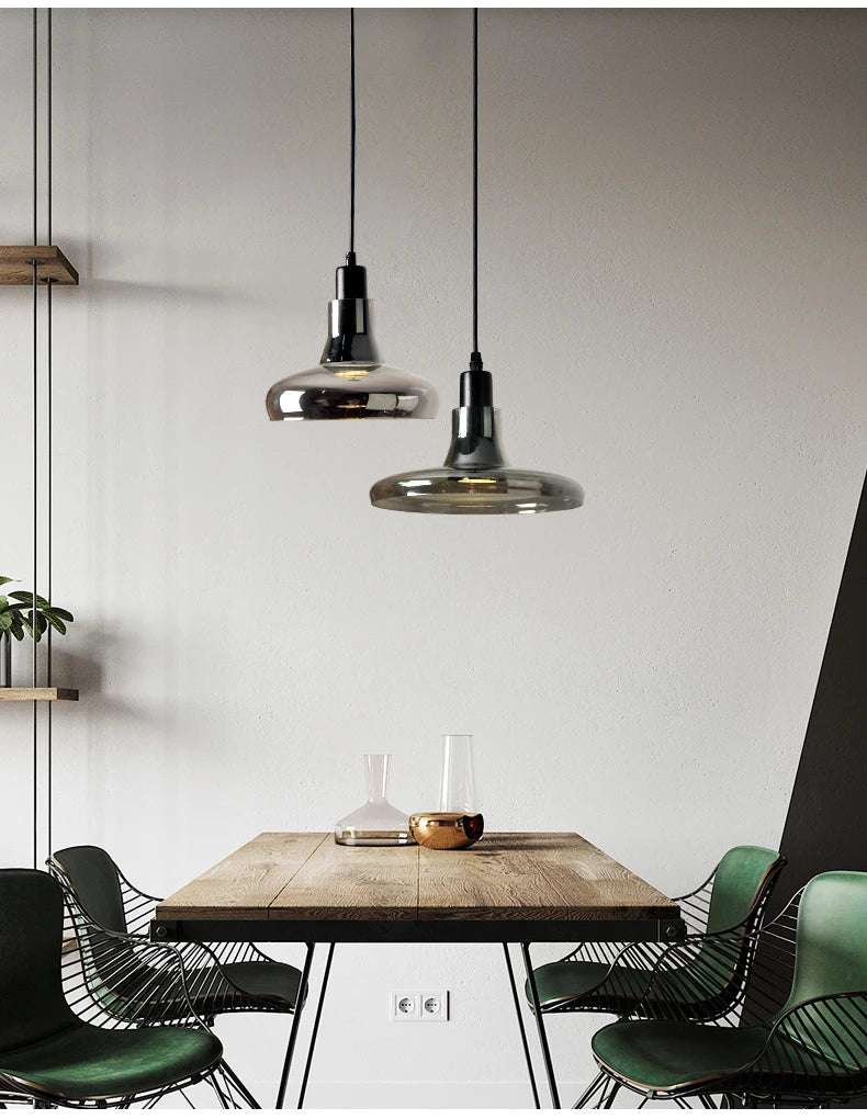 Nordic Modern Glass LED Pendant Light