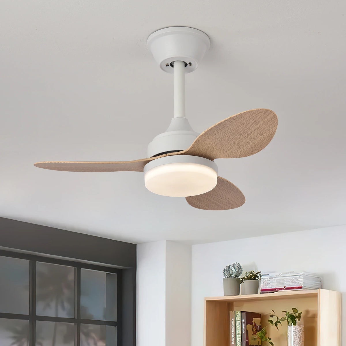 25-Inch 42-Inch 52-Inch Low Profile LED Ceiling Fan Light with Remote Control Indoor Outdoor – photo 18