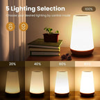 13-Color Rechargeable RGB Bedside Lamp