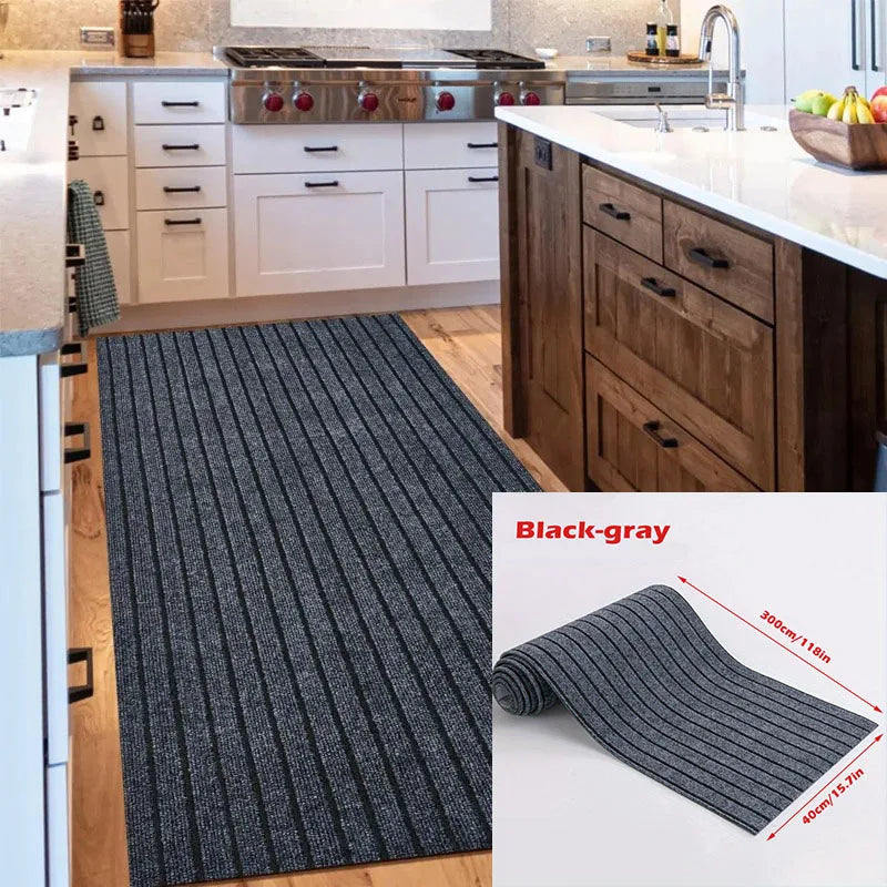Self-Adhesive Non-Slip Striped Floor Runner