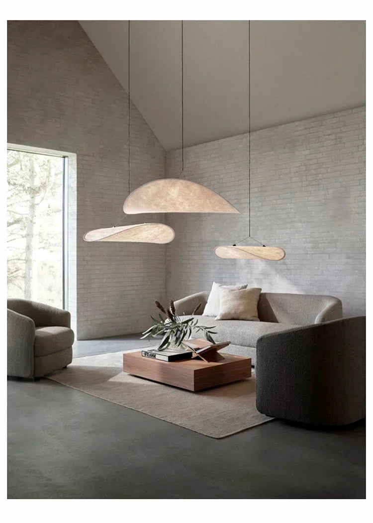Nordic Silk Shade LED Pendant Light with Remote Control Dimming – photo 12