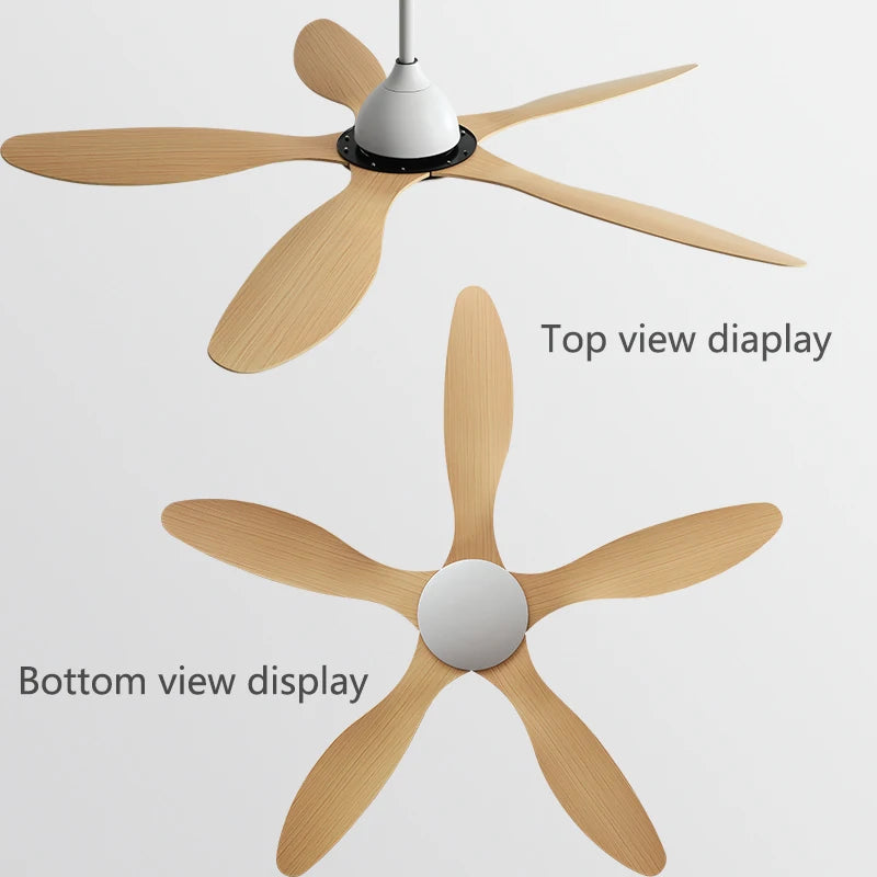 56-Inch Modern Energy Efficient DC Motor Ceiling Fan with Remote Control