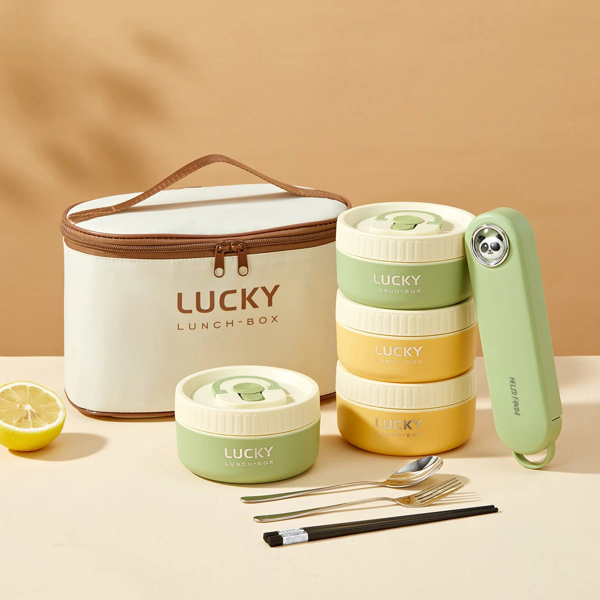 Stackable Stainless Steel Thermal Lunch Box
