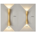 Waterproof IP65 Gold Aluminum LED Wall Light Bedroom Bedside Fixture – photo 7