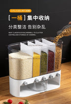 Divided Food-Grade Rice and Grain Storage Box
