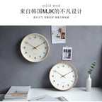 Nordic European Wooden Wall Clock