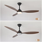 25-Inch 42-Inch 52-Inch Low Profile LED Ceiling Fan Light with Remote Control Indoor Outdoor – photo 8