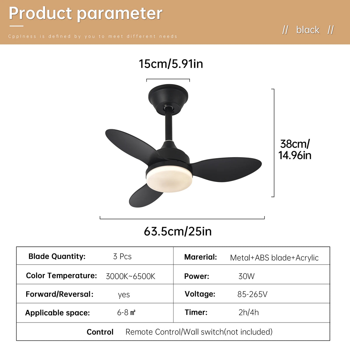 25-Inch 42-Inch 52-Inch Low Profile LED Ceiling Fan Light with Remote Control Indoor Outdoor – photo 29
