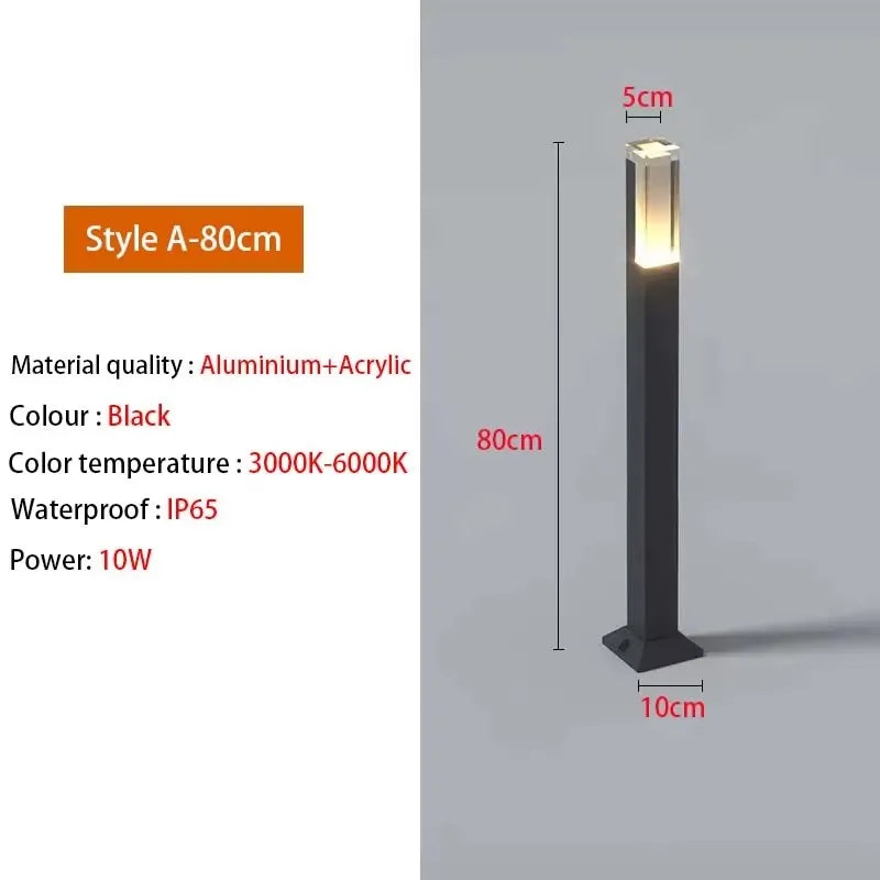 Waterproof Aluminum IP65 LED Lawn Light Outdoor Garden Courtyard Landscape – photo 13