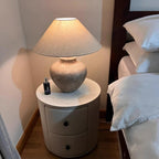 Japanese Vintage Ceramic Cloth LED Table Lamp Living Room Bedroom Study – photo 5