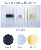 Modern Minimalist Aluminum Acrylic 12W LED Hardwire Wall Light – photo 7