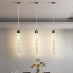 Luxury Crystal Pendant Light with Gold Fixtures 35CM Modern Hanging Lamp – photo 2