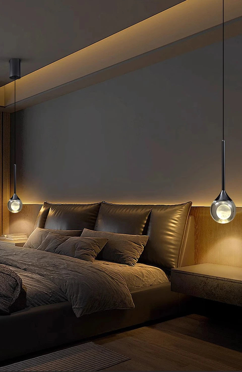 Modern Luxury Creative Tricolor LED Pendant Light for Bar Counter – photo 20