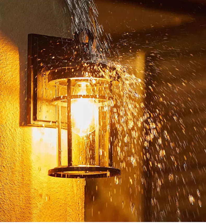 Waterproof Transparent Glass Wall Mounted Outdoor Wall Sconce Balcony Courtyard – photo 4