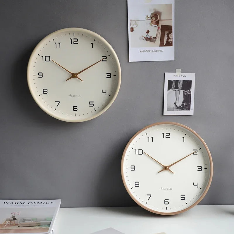 Nordic European Wooden Wall Clock