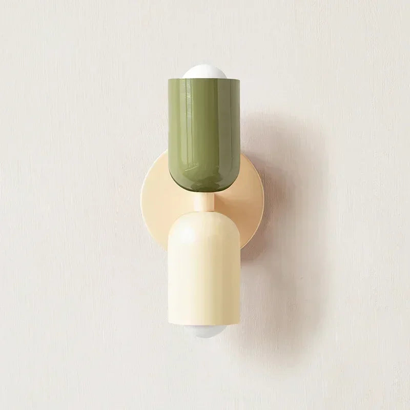 Nordic Macaron Color Bedside Wall Lamp