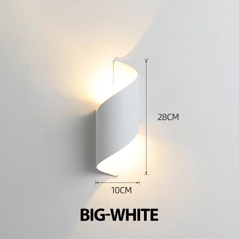 Waterproof Spiral Design Modern Nordic 10W LED Outdoor Wall Light – photo 25