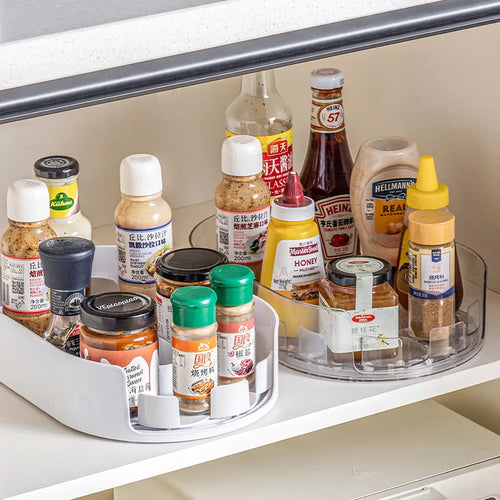 360° Rotating Refrigerator Storage Organizer