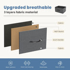Steel Frame 4 Fabric Drawers Nightstand Wardrobe Closet Storage Cabinet Bedroom