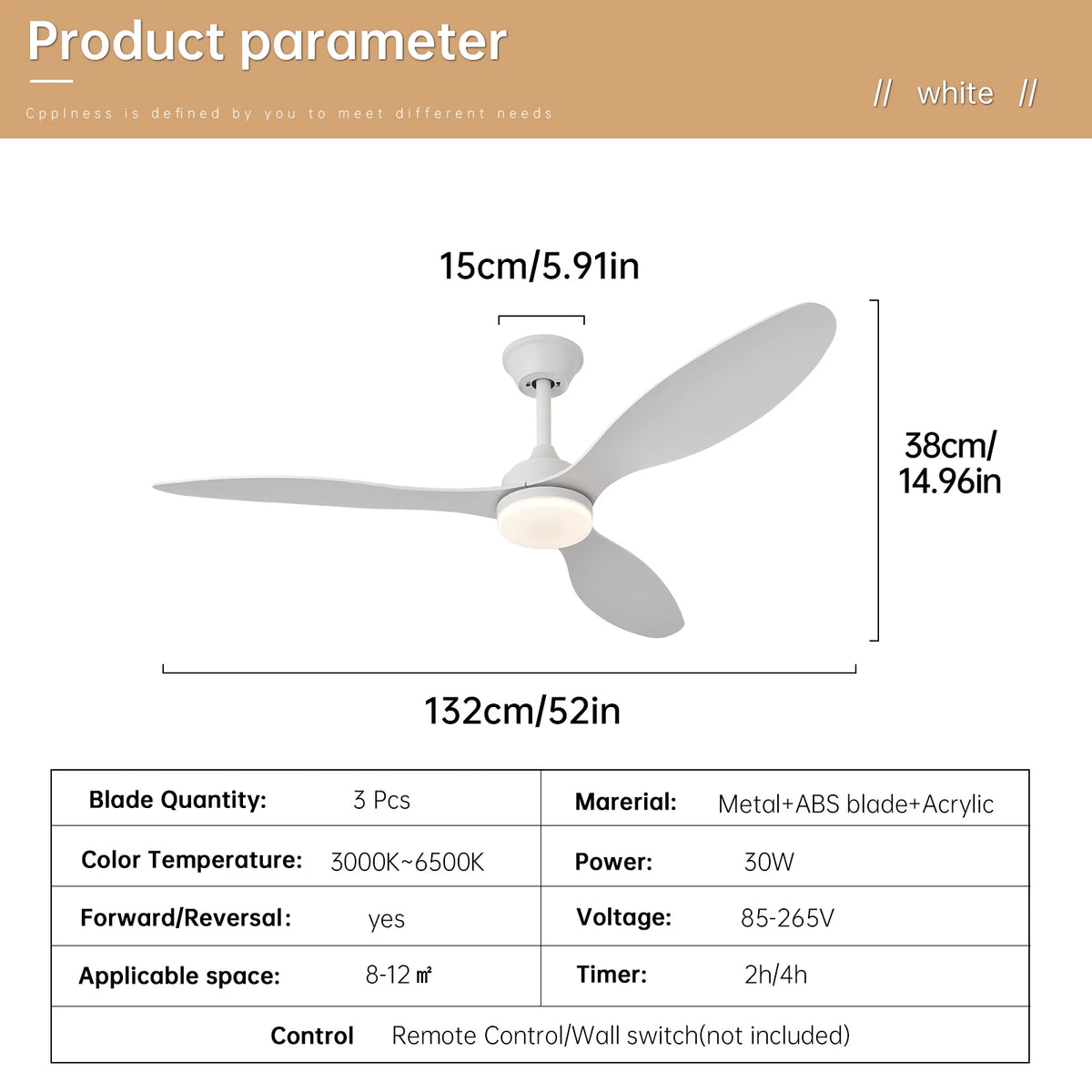 25-Inch 42-Inch 52-Inch Low Profile LED Ceiling Fan Light with Remote Control Indoor Outdoor – photo 25