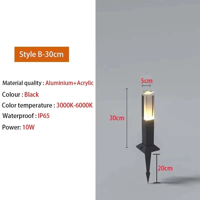Waterproof Aluminum IP65 LED Lawn Light Outdoor Garden Courtyard Landscape – photo 12