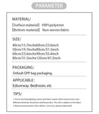 Coastal Absorbent Machine-Washable Bathroom Mat
