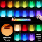 13-Color Rechargeable RGB Bedside Lamp