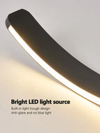 Dimmable Nordic Modern Round Ring LED Pendant Light Chandelier Living Room Bedroom – photo 6