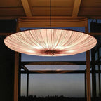 Japanese Wabi Sabi Nordic Fabric LED Pendant Chandelier Living Room Bedroom