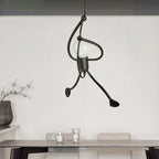 Vintage Iron Little Man LED E27 Pendant Light for Children Bedroom – photo 3