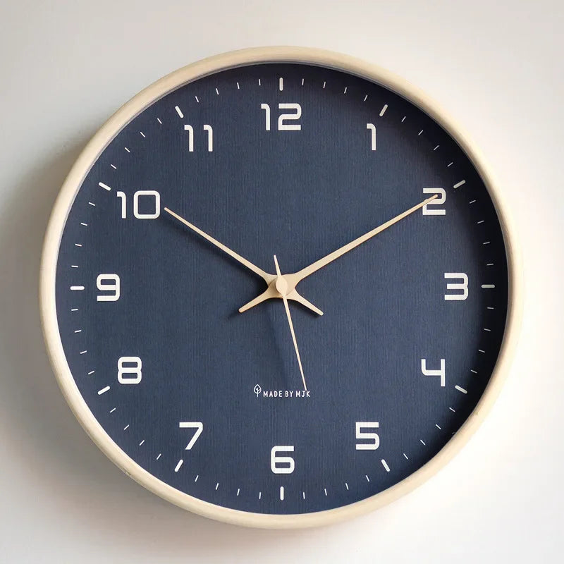 Nordic European Wooden Wall Clock