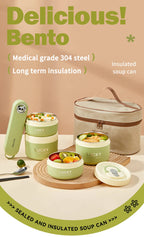 Stackable Stainless Steel Thermal Lunch Box