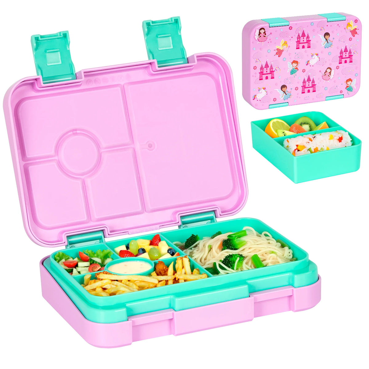 Kids Leak-Proof Microwave-Safe Bento Lunch Box